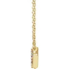 Load image into Gallery viewer, 14k Gold Natural Multi-Gemstone Rainbow 18&quot; Necklace In Multiple Colors
