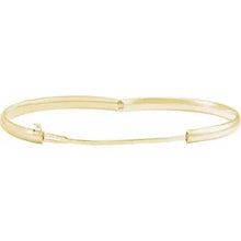 Load image into Gallery viewer, 14k Gold Baby Bangle 5 1/2&quot; Bracelet In Multiple Colors
