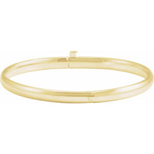 Load image into Gallery viewer, 14k Gold Baby Bangle 5 1/2&quot; Bracelet In Multiple Colors
