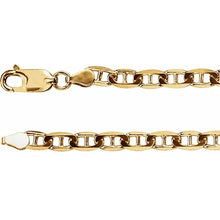 Load image into Gallery viewer, 14K Yellow 4.5mm Curbed Anchor Chain In Multiple Lengths
