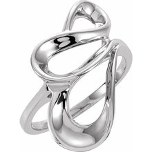 Load image into Gallery viewer, Sterling Silver Freeform Ring - Sizes 6-8
