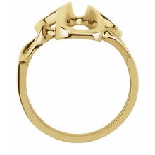 Load image into Gallery viewer, 14k Yellow Gold Freeform Ring - Size 6
