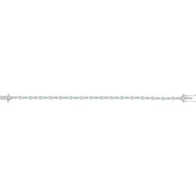 Load image into Gallery viewer, Sterling Silver Cubic Zirconia Line 7&quot; Bracelet
