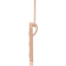 Load image into Gallery viewer, 14k Gold Vintage-Inspired Vertical Bar 18&quot; Necklace In Multiple Colors
