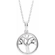 Load image into Gallery viewer, 14k Gold Tree of Life 16-18&quot; Necklace In Multiple Colors
