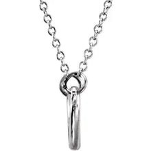 Load image into Gallery viewer, Sterling Silver Tiny Posh® Double Heart 16-18&quot; Necklace
