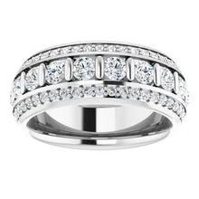 Load image into Gallery viewer, 14k White Gold 1 5/8cttw Natural Diamond Eternity Band - Size 7
