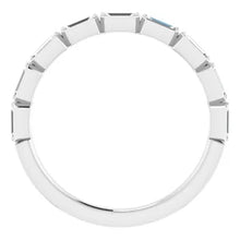 Load image into Gallery viewer, 14k Gold 1/4cttw Natural Diamond Anniversary Stackable Band In Multiple Colors - Sizes 6-8
