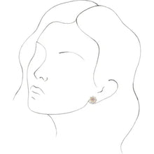 Load image into Gallery viewer, 14k Gold Natural Gemstone &amp; 3/4cttw Natural Diamond Earrings In Multiple Gemstones and Colors
