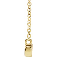 Load image into Gallery viewer, 14k Gold Petite Mom Script 18&quot; Necklace In Multiple Colors
