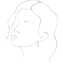 Load image into Gallery viewer, 14k Gold 26mm Geometric Hoop Earrings In Multiple Colors
