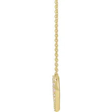 Load image into Gallery viewer, 14k Gold 3/8cttw Lab-Grown Diamond Heart 16-18&quot; Necklace In Multiple Colors
