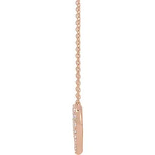 Load image into Gallery viewer, 14k Gold 3/8cttw Lab-Grown Diamond Heart 16-18&quot; Necklace In Multiple Colors
