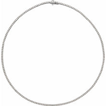 Load image into Gallery viewer, 14K White Gold 5 3/4cttw NATURAL Diamond 16&quot; Necklace
