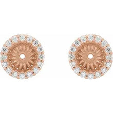 Load image into Gallery viewer, 1/6cttw Diamond Earring Jackets with 4.6 mm Inside Diameter
