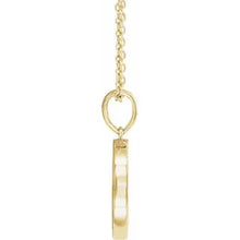 Load image into Gallery viewer, 14K Yellow Gold Petite Multi-Gemstone Celestial Coin 18&quot; Necklace

