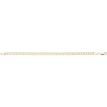 Load image into Gallery viewer, 14K Yellow Gold 4mm Curb Charm Bracelet
