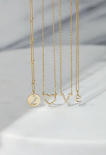 Load image into Gallery viewer, 14k Gold A-Z Upper Case Initial Natural Diamond 16&quot; Necklace In Multiple Colors
