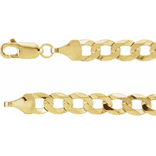 Load image into Gallery viewer, 14K Yellow Gold 5.8mm Curb 8&quot; Chain Bracelet
