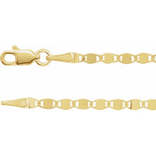 Load image into Gallery viewer, 14K Yellow Gold 2.7mm Mirror Link 18&quot; Cable Chain
