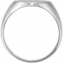 Load image into Gallery viewer, 16x14 mm Oval Signet Ring - Size 10
